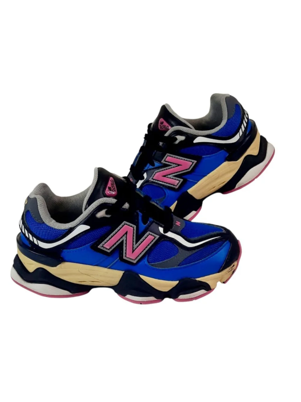 New Balance 9060 Blue Oasis Real Pink (GS) Size 3Y